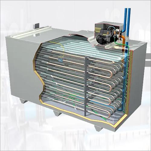 آیس بانک صنعتی برای ذخیره سرمایش در کارخانه لبنی- باتیس برودت